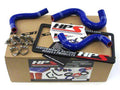 HPS Blue Reinforced Silicone Heater Hose Kit Toyota 83-87 Corolla AE86 4A-GEU Left Hand Drive