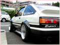CBY (Crystal Body Yokohama) Over Fender Kit (FRP) for 1983-1987 Toyota Corolla Trueno or Levin (AE86) - Garage Defend