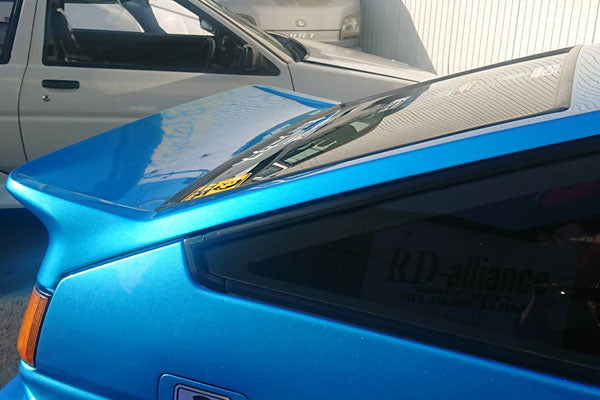 CBY (Crystal Body Yokohama) Rear Gate with Wing (FRP) for 1983-1987 Toyota Corolla Trueno or Levin (AE86) (3) - Garage Defend