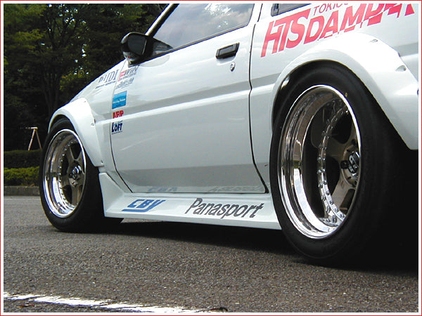 CBY (Crystal Body Yokohama) Side Steps (FRP) for 1983-1987 Toyota Corolla Trueno (AE86) - Garage Defend