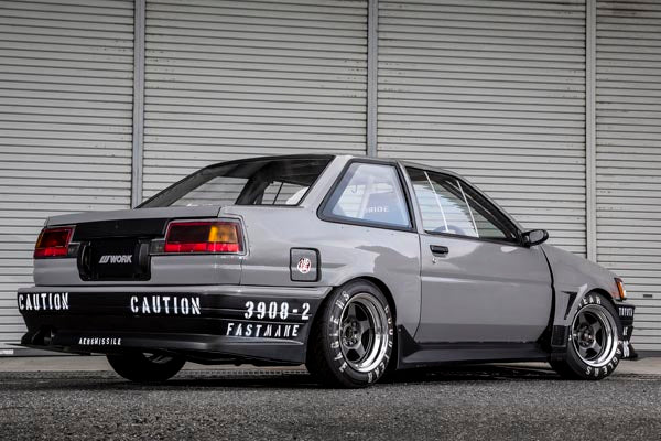 Car Produce A.K.R. Rear Bumper (FRP) for Levin (AE86)
