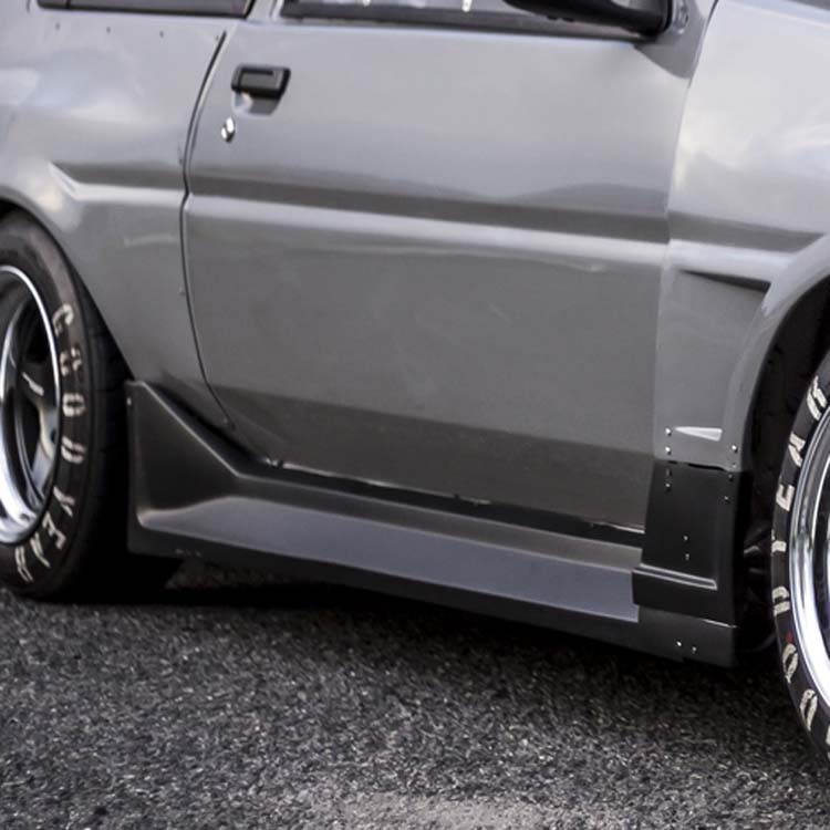 Car Produce A.K.R. Side Skirt (FRP) for Levin (AE86)