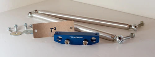 Front Strut Tower Brace + Tri-Bar Combo for AE86 Corolla
