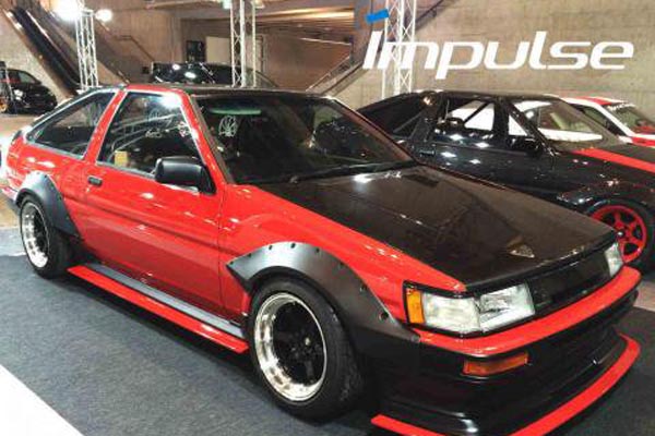 Kit de guardabarros anchos Impulse (FRP) para Toyota Levin (AE86) 1983-1987