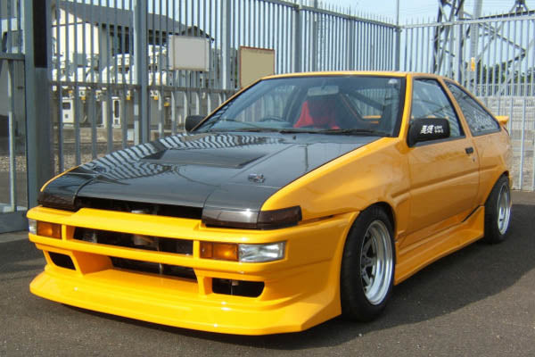 J. Blood R-Spec Front Bumper for 1986-1987 Toyota Corolla Trueno (AE86) (3) - Garage Defend