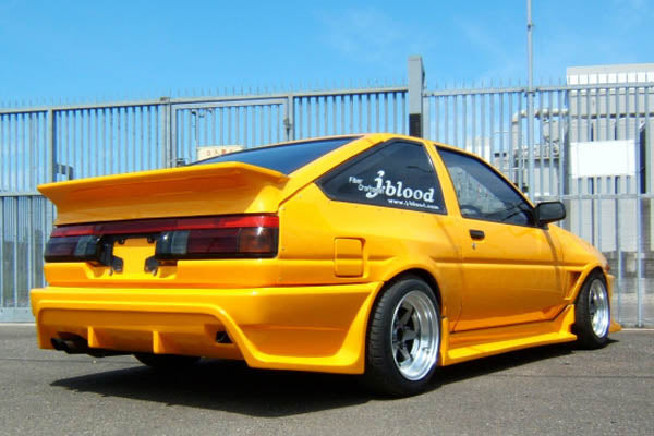 J. Blood R-Spec Rear Bumper for 1986-1987 Toyota Corolla Trueno (AE86) (2) - Garage Defend