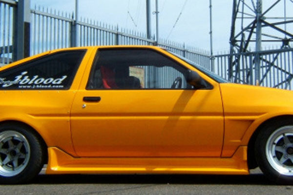 J. Blood R-Spec Side Skirts for 1986-1987 Toyota Corolla Trueno (AE86) (2) - Garage Defend