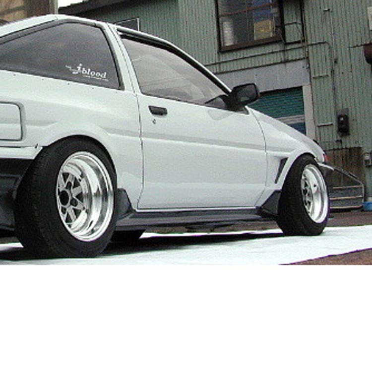 J. Blood Side Skirts for 1983-1987 Toyota Corolla Trueno (AE86) - Garage Defend