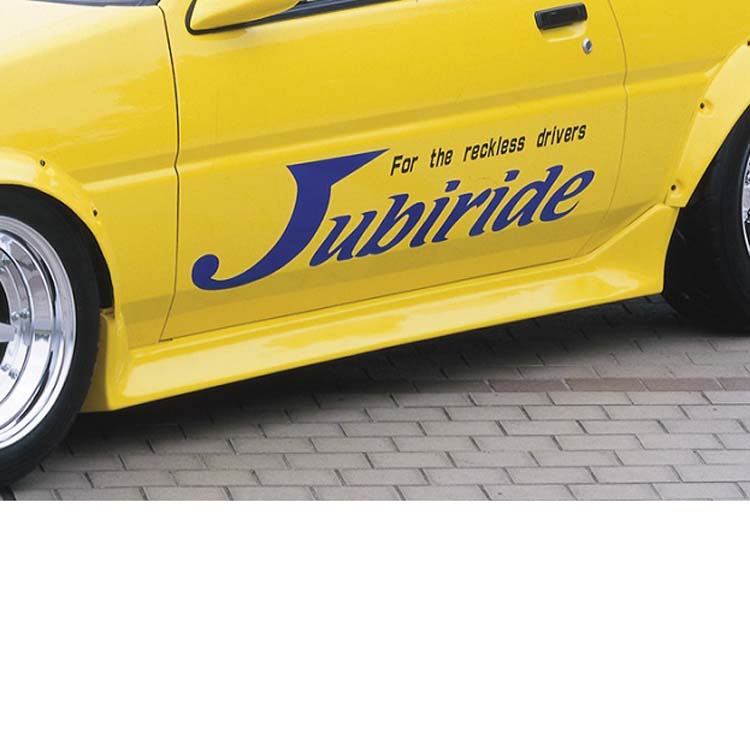 Jubiride Side Skirts (FRP) for 1983-1987 Toyota Corolla Trueno (AE86) - Garage Defend