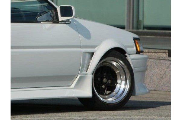 Vertex Front Aero Fenders for 1983-1987 Toyota AE86 Levin (2) - Garage Defend