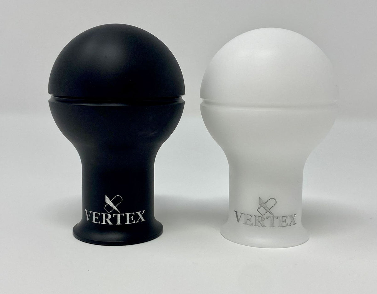 Vertex Monochrome Shift Knob - Black with Silver Logo - Limited Edition (2)