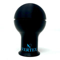Vertex Monochrome Shift Knob - Black with Vertea Blue Logo