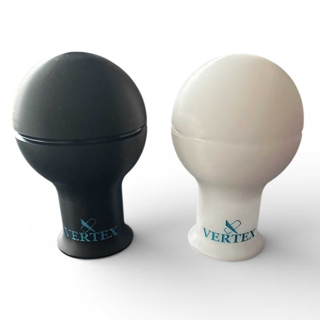 Vertex Monochrome Shift Knob - Black with Vertea Blue Logo (3)