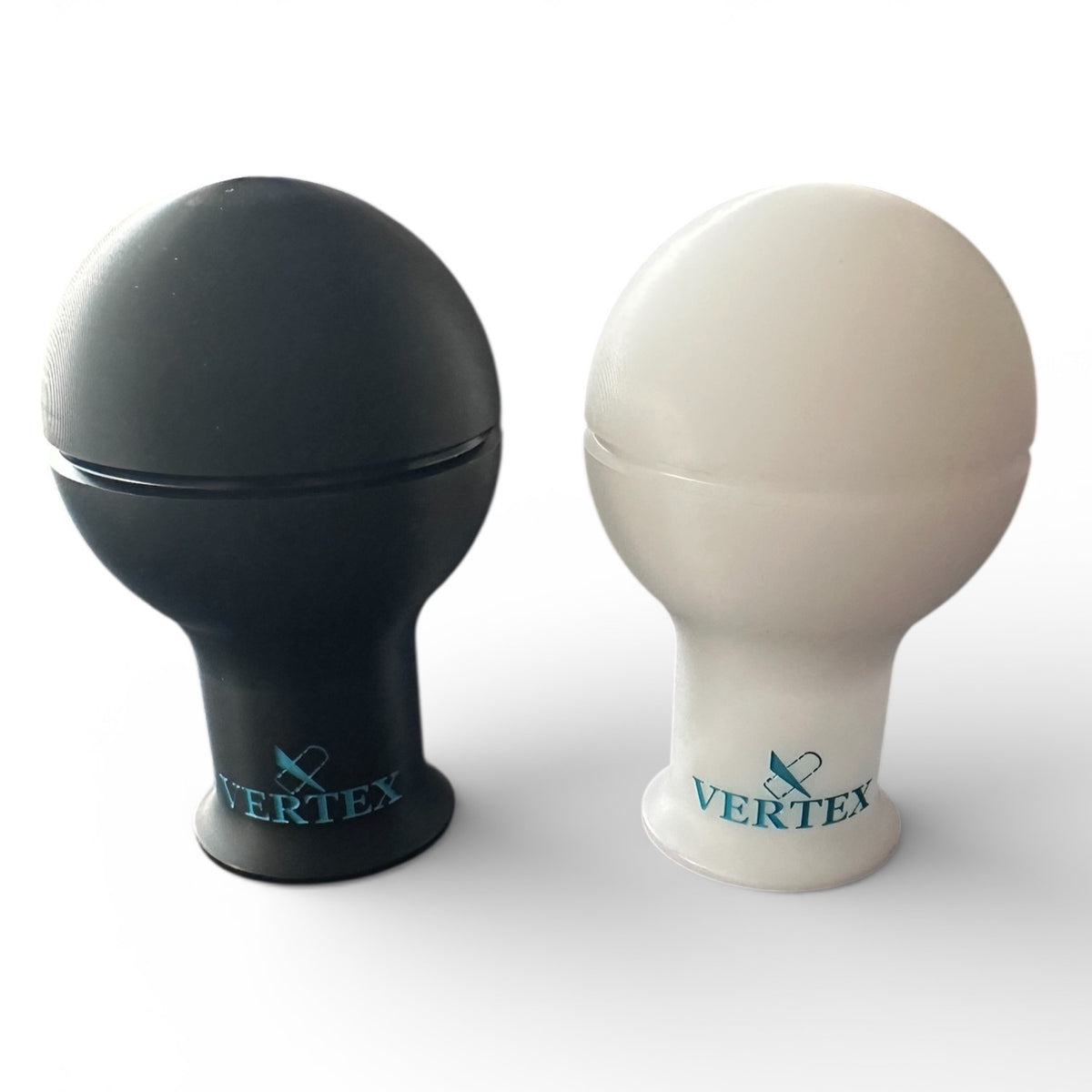 Vertex Monochrome Shift Knob - Black with Vertea Blue Logo (3)