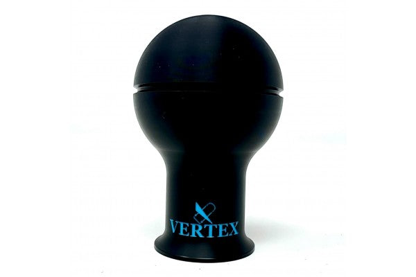 Vertex Monochrome Shift Knob - Black with Vertea Blue Logo (5)