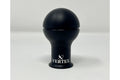 Vertex Monochrome Shift Knob - Black with White Logo