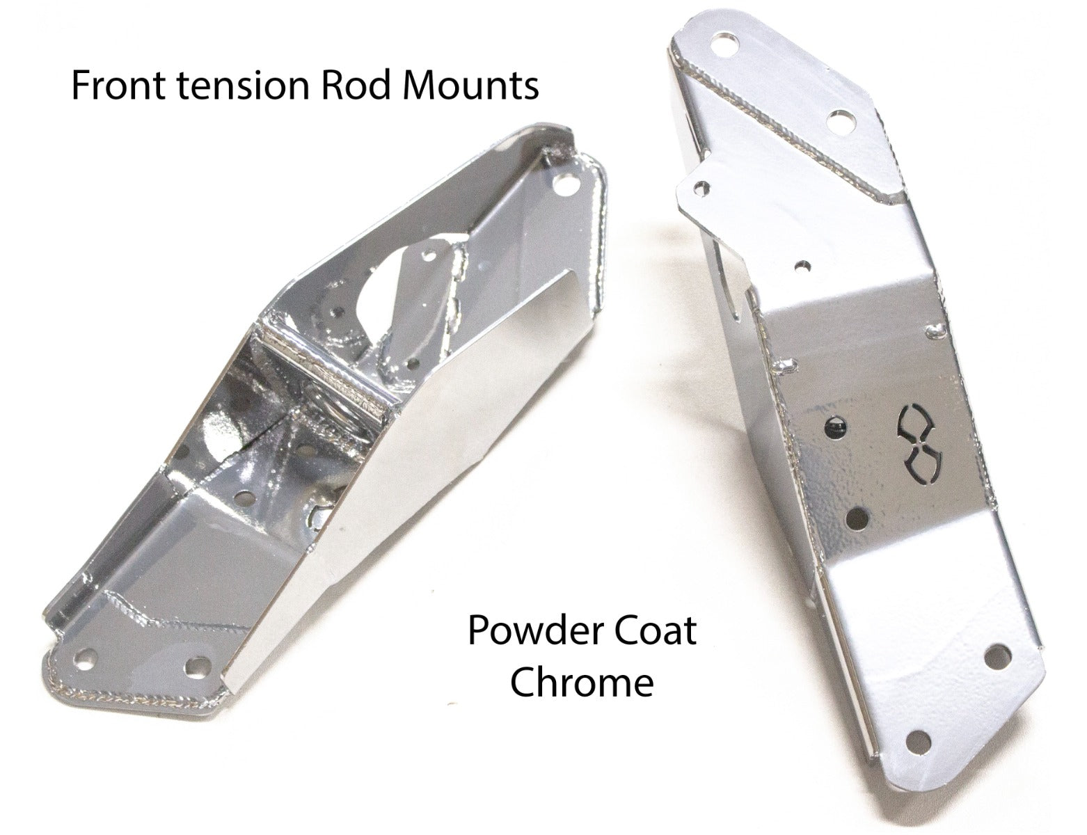 AE86 Front Tension Rod Mounts - Bushing - Chrome