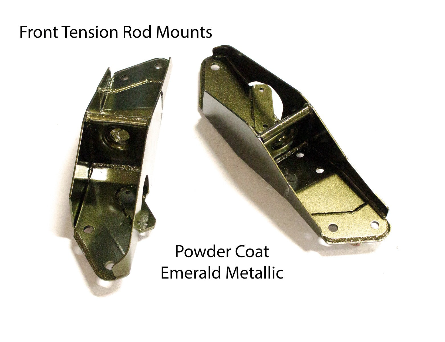 AE86 Front Tension Rod Mounts - Bushing - Chrome