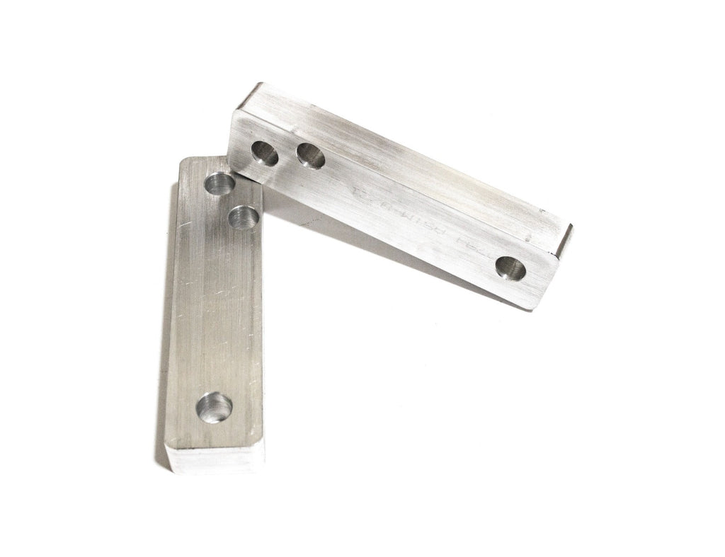 Corolla/Celica Front Frame Spacers, 1.0" Aluminum with bolts