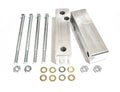 Corolla/Celica Front Frame Spacers, 2.0" Aluminum with bolts